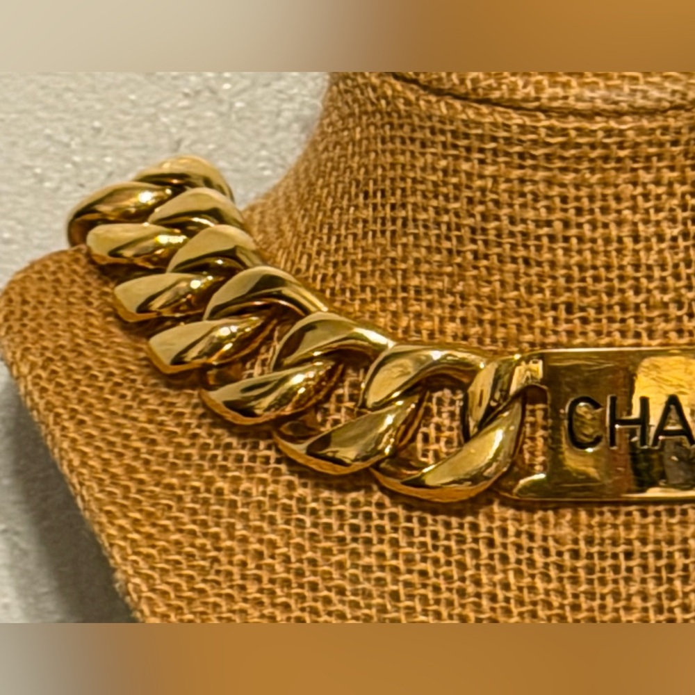Vintage CHANEL Nameplate Belt or Necklace 1988 - Picture 7 of 8